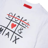 Max & Co Kids T-Shirt Bianco con Stampa per Bambine