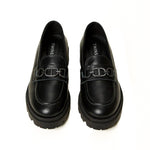 Twinset Kids Mocassino Nero per Bambine