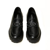 Twinset Kids Mocassino Nero per Bambine