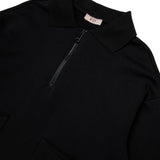 N°21 Kids Felpa con Zip Nera con Stampa per Bambine