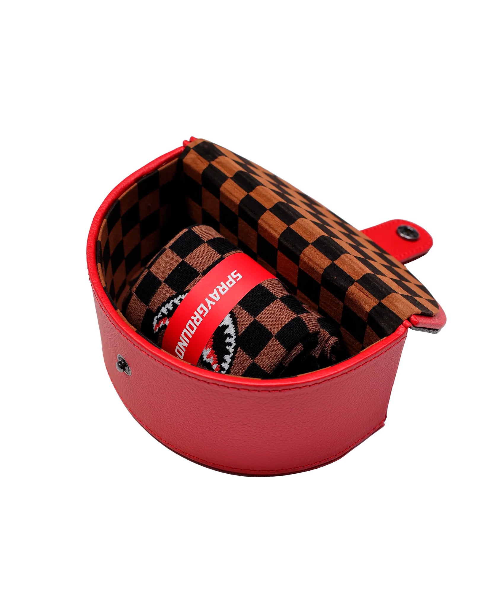 Sprayground Calzini a Quadri Marroni per Bambini