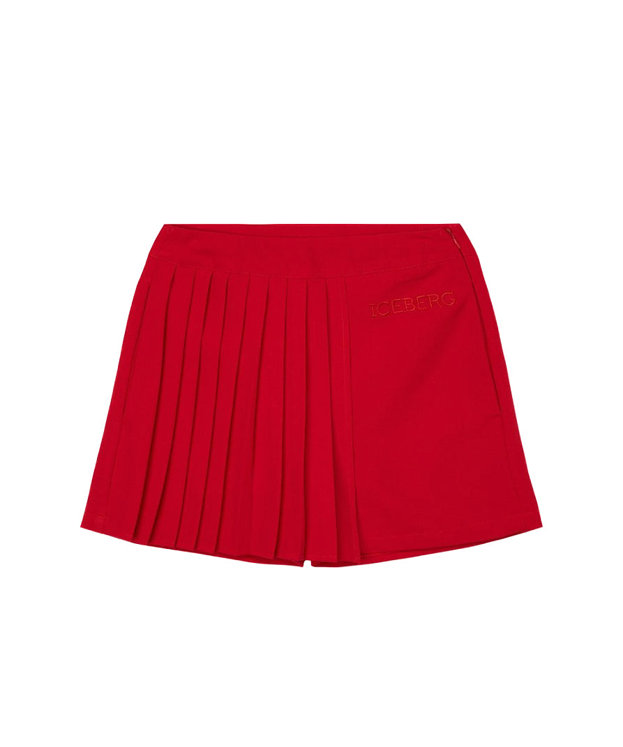 Iceberg Kids Short Rosso Tennis per Bambine