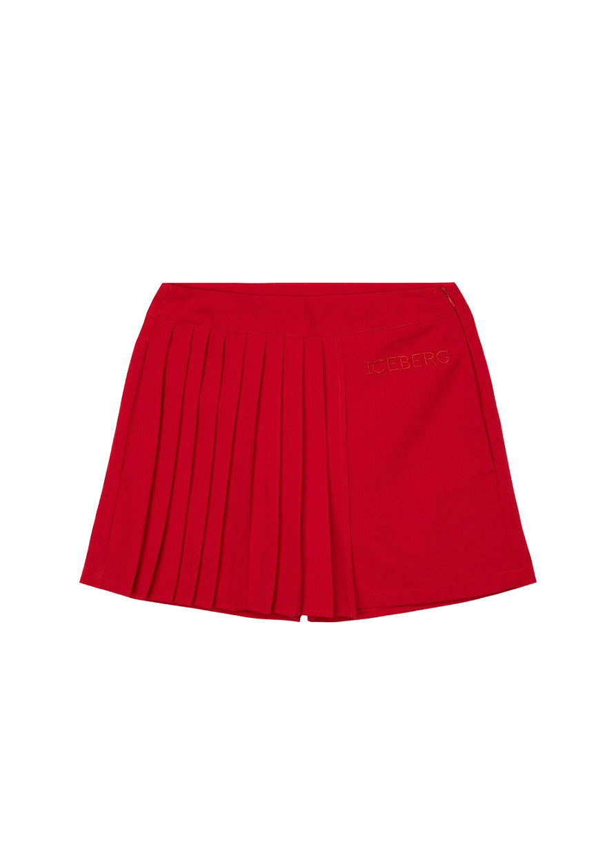 Iceberg Kids Short Rosso Tennis per Bambine