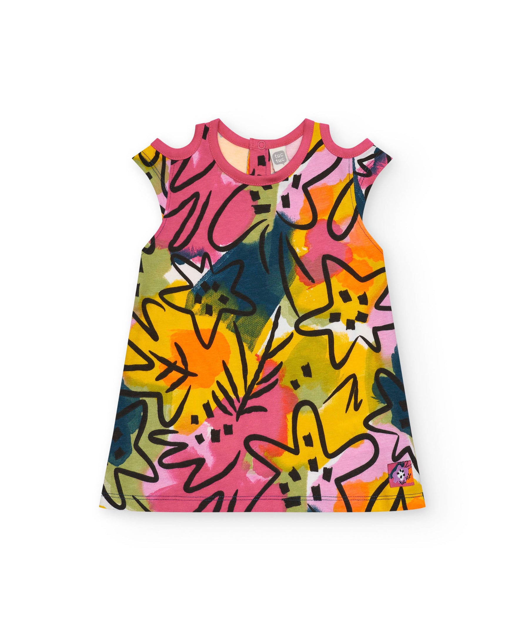 Tuc Tuc Abito Multicolor per Neonate