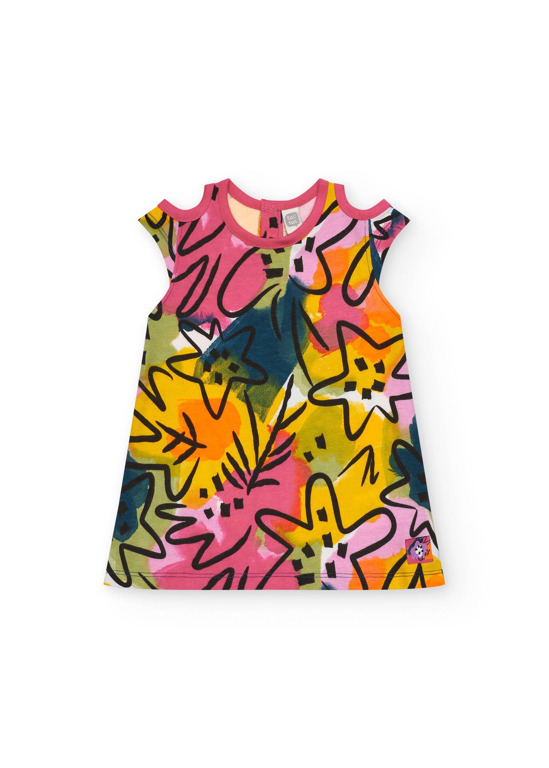 Tuc Tuc Abito Multicolor per Neonate