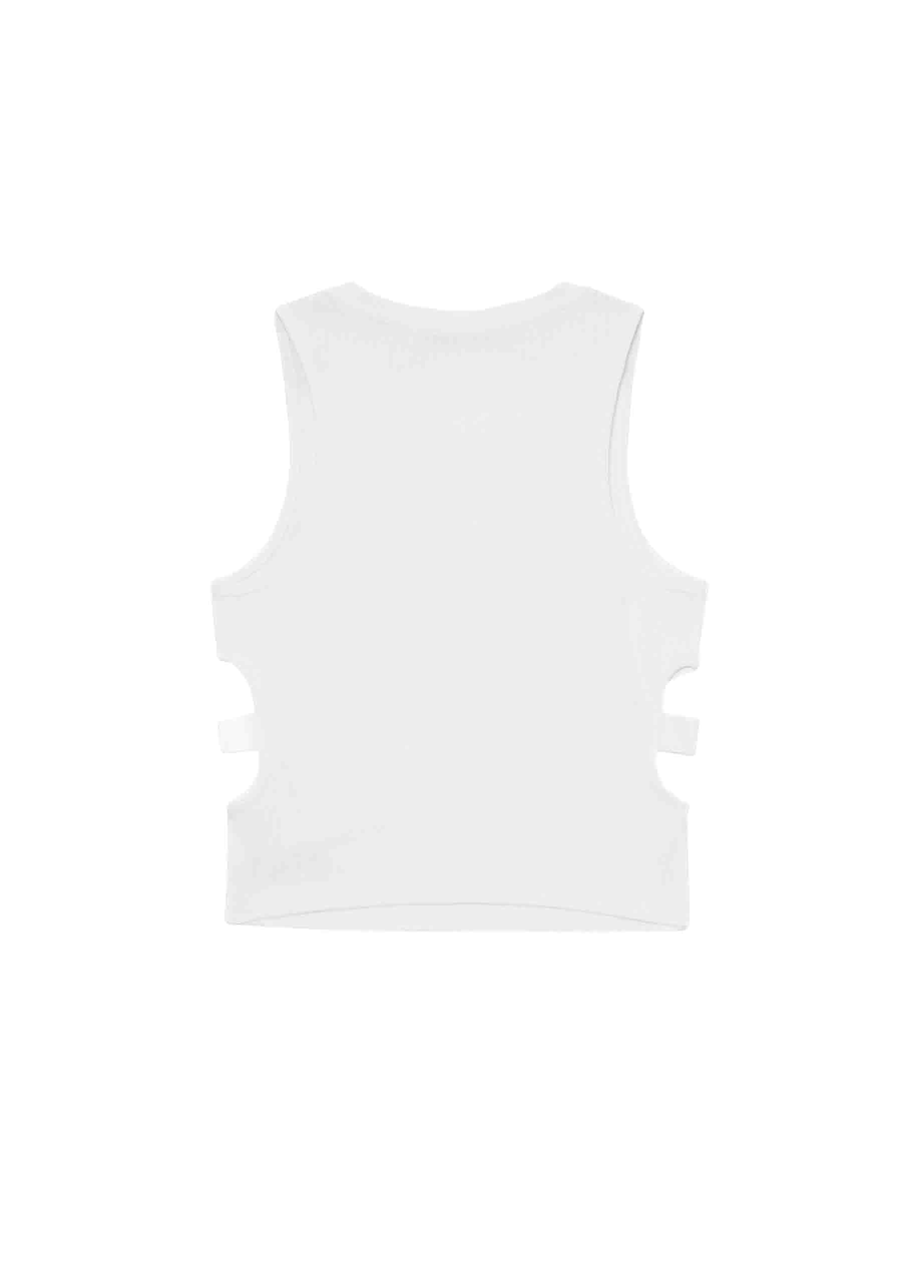Patrizia Pepe Slim Top White for Girls