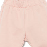 Elisabetta Franchi La Mia Bambina Felpa con Pantaloni Desert Rose per Neonate (dettaglio)