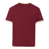 MSGM Kids T-shirt Borgogna con Logo per Bambine