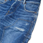 Dsquared2 Kids Jeans Denim Blu Carpenter per Bambini (dettaglio)