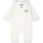 Moschino Kids Eschimo Panna con Teddy Bear Per Neonati