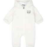 Moschino Kids Eschimo Panna con Teddy Bear Per Neonati