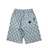 Philipp Plein Kids Bermuda in Denim con Logo All-Over per Bambini