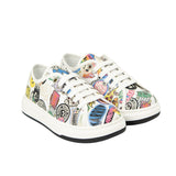 Barrow Kids Sneakers Bianco Fantasia per Bambini