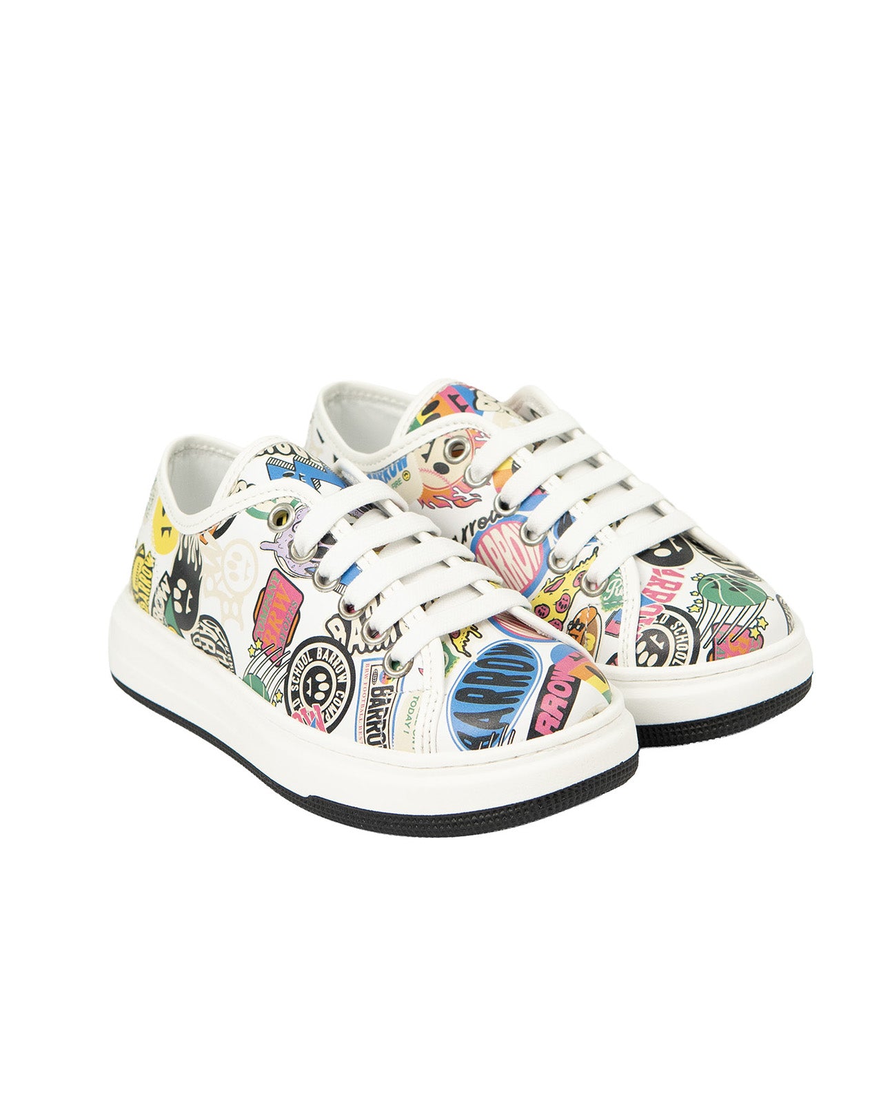 Barrow Kids Sneakers Bianco Fantasia per Bambini