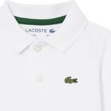 Lacoste Kids Body Bianco con Logo Unisex