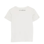 John Richmond Kids T-Shirt Grigio con Stampa Logo per Bambini