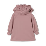 Elisabetta Franchi La Mia Bambina Abito con Cappuccio Sunrise con Logo per Neonate