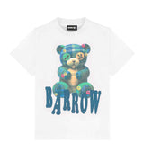 Barrow Kids T-Shirt Bianca con Stampa Teddy per Bambini