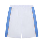 Gcds Kids Bermuda Bianco e Blu con Logo per Bambini