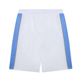 Gcds Kids Bermuda Bianco e Blu con Logo per Bambini