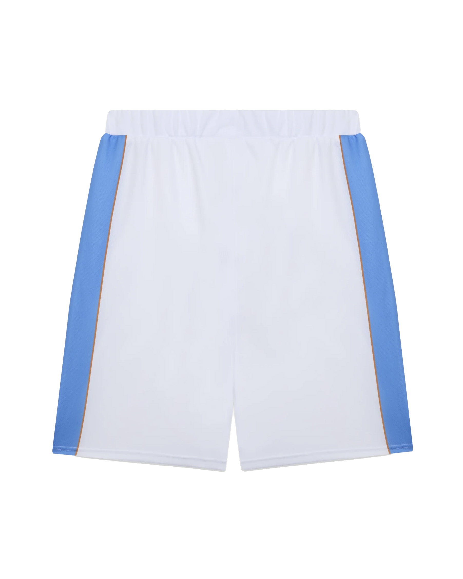 Gcds Kids Bermuda Bianco e Blu con Logo per Bambini