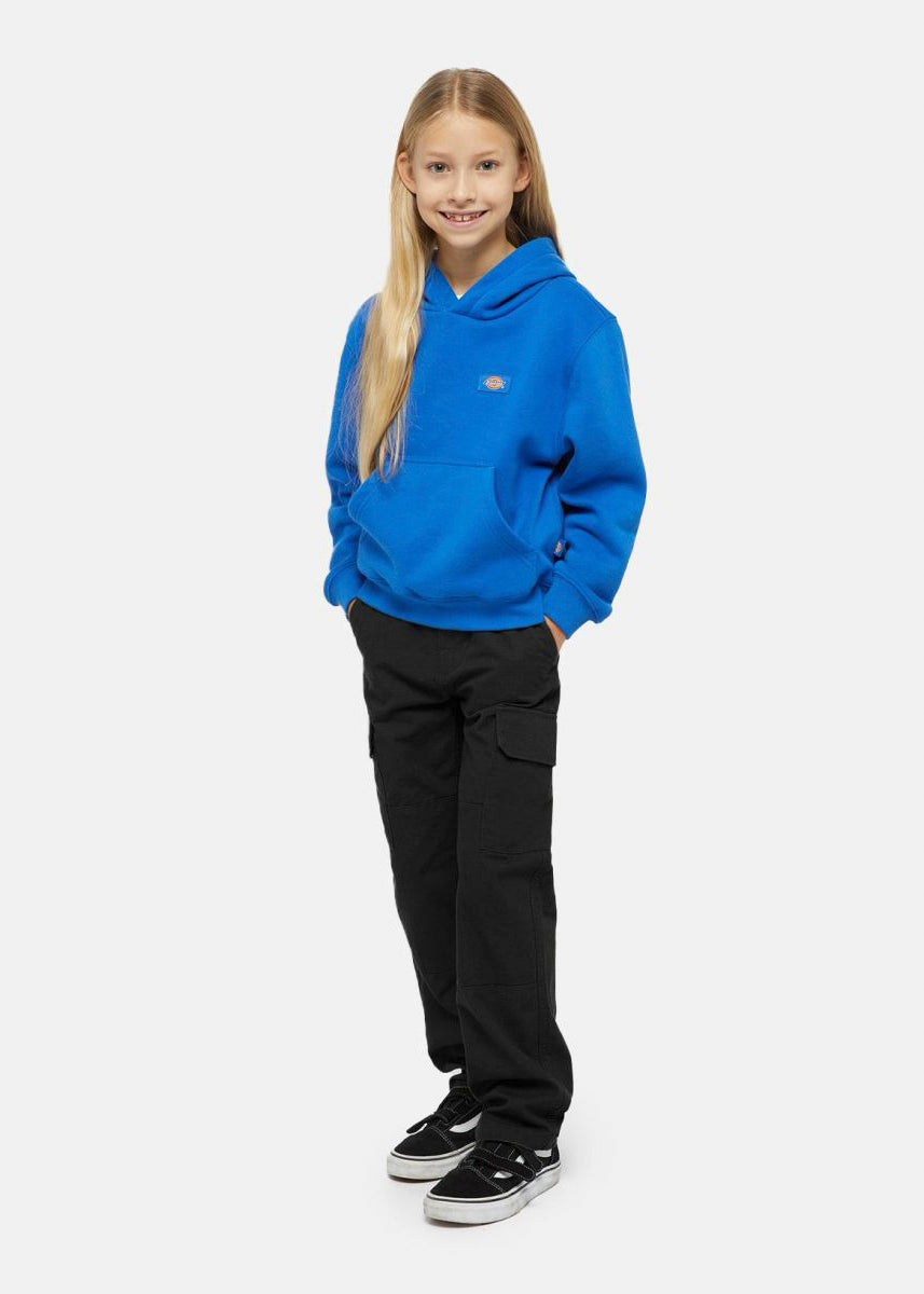 Dickies Kids Felpa Azzurra con Cappuccio con Micro Logo per Bambini