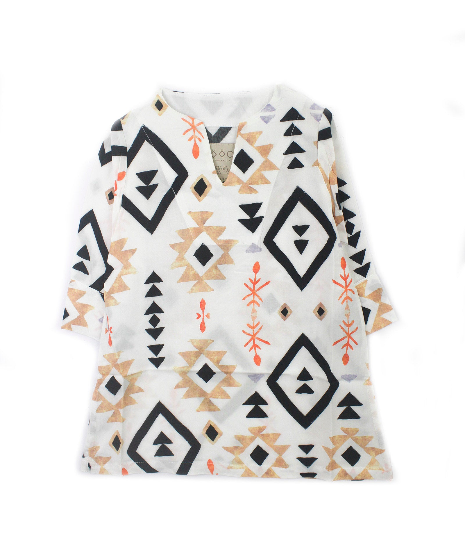 Tooco Kids Copricostume Kaftano Fantasia Uxmal per Bambine