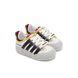 Dsquared2 Kids Sneaker da culla bianca con strisce nere per Neonati