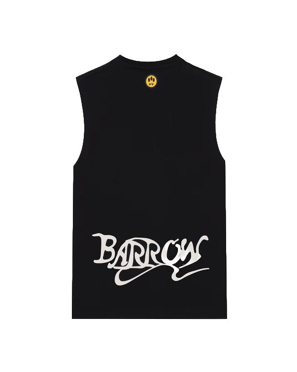 Barrow Kids Canotta Nero Fantasia Graffiti per Bambini