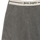 **Palm Angels Kids Pantaloni Cargo Grigi con Fascia Logo per Bambine