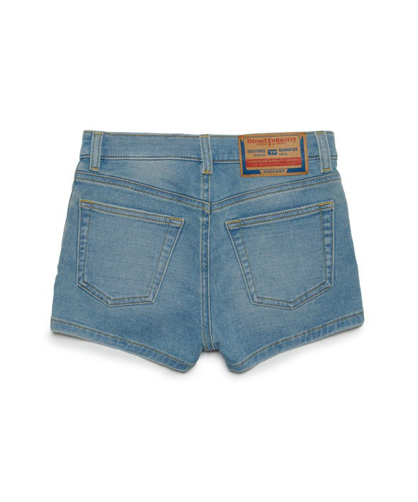 Diesel Kids Short in Denim per Bambine