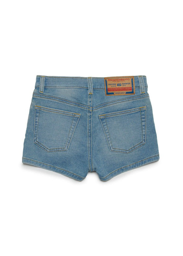 Diesel Kids Short in Denim per Bambine