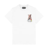 Barrow Kids T-Shirt Off-White con Stampa Teddy Unisex