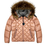Blauer Kids Giubbino Rosa Blauer Lotus Junior Cappuccio con Pelliccia per Bambine