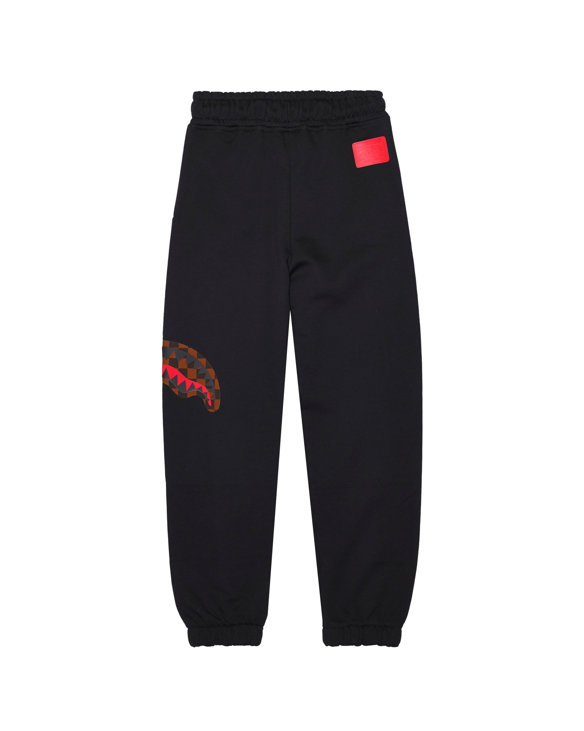 Sprayground Kids Pantaloni in Felpa Neri per Bambini