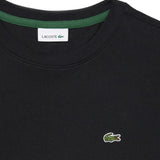 Lacoste Kids' Black T-Shirt with Embroidered Logo Unisex