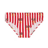 4Giveness Kids Slip rosso Fantasia a Righe per Bambini