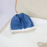 Marlù Cappello Blu/Bianco per Neonati