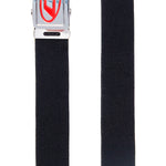 Diesel Kids Cintura in Nastro Nera con Placca Logo per Neonati 2