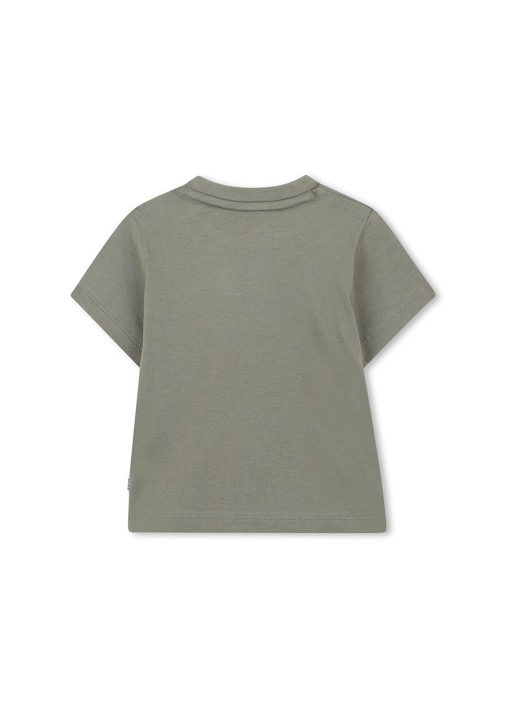 Boss Kids T-Shirt  Verde Con Stampa per Neonati