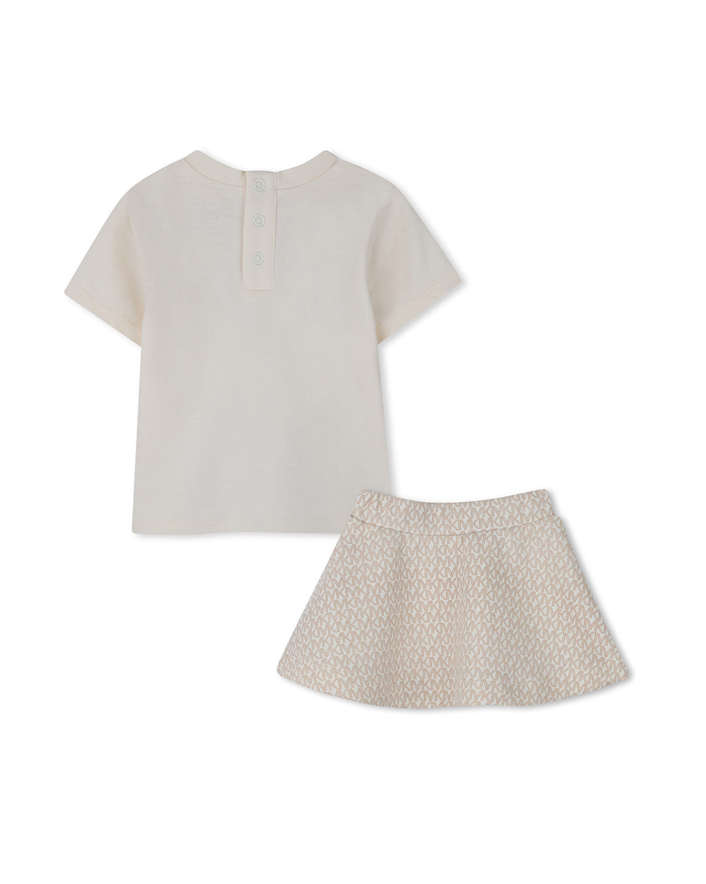 Michael Kors Kids Completo Rosa Pallido All-Over per Neonate