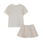 Michael Kors Kids Completo Rosa Pallido All-Over per Neonate