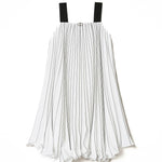 Twinset Kids Abito Bianco Plissettato per Bambine