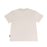 Palm Angels Kids T-Shirt Rosa con Logo Fucsia per Bambine