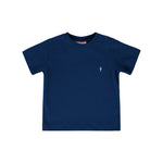 Cesare Paciotti T-shirt Blu con Logo per Neonati