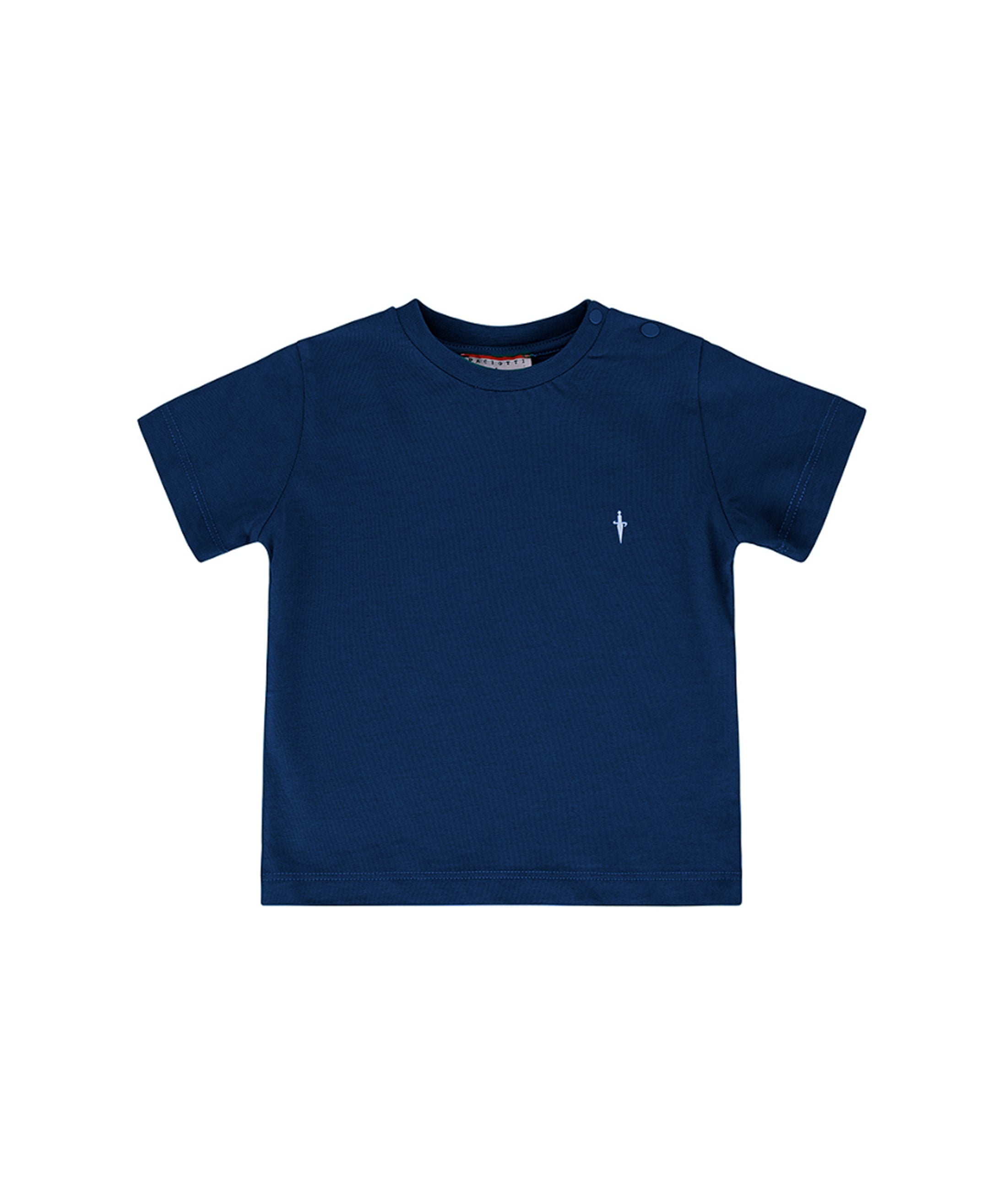 Cesare Paciotti T-shirt Blu con Logo per Neonati