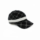 Elisabetta Franchi La Mia Bambina Cappello Nero/Burro con Logo per Bambine