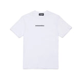 Dsquared2 Kids T-shirt Bianca con Stampa Logo per Bambini