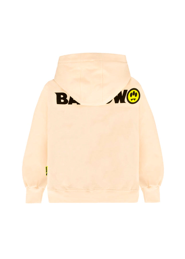 Barrow Kids Felpa Sabbia con Cappuccio e Zip per Bambini