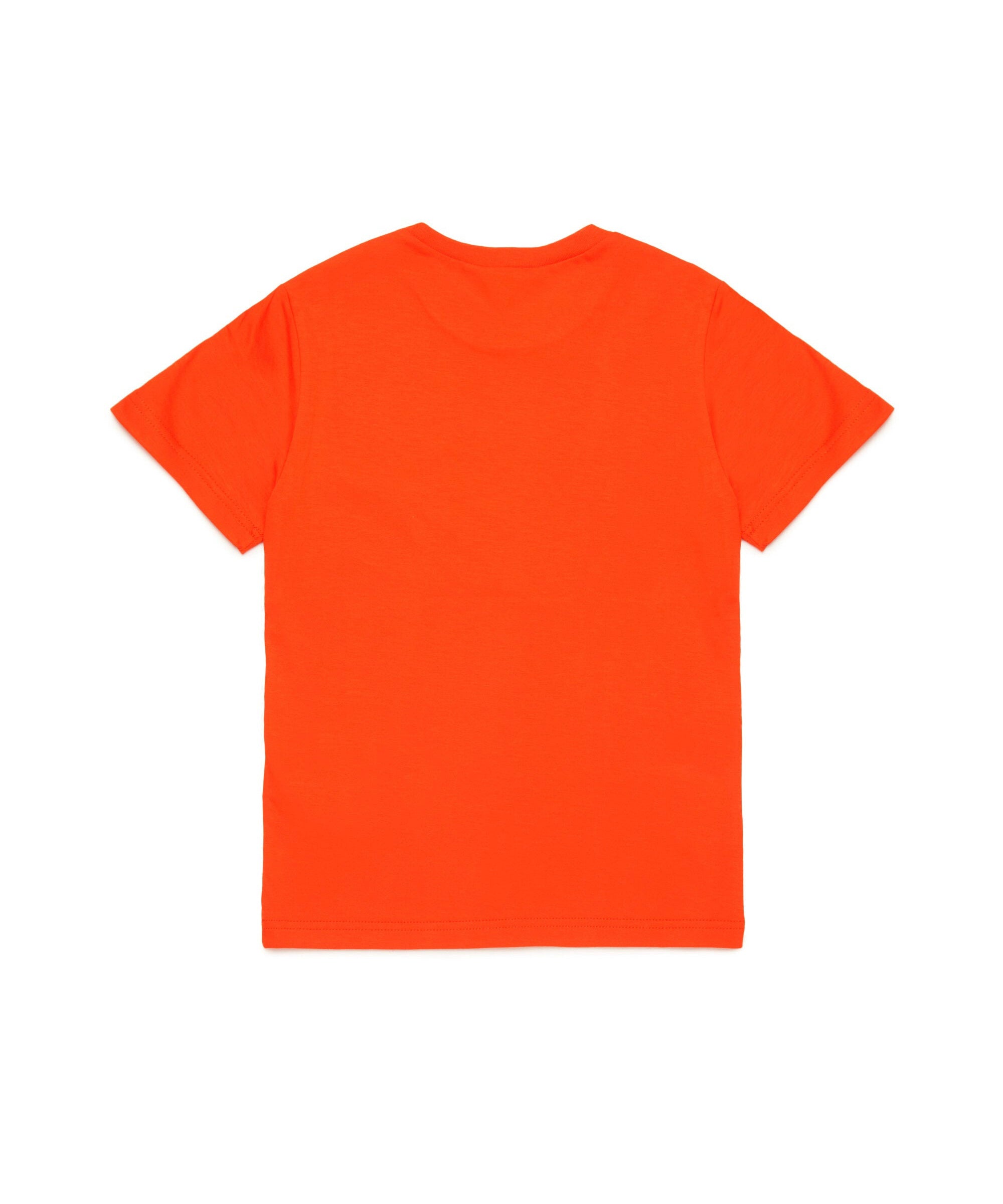 N°21 Kids T-shirt Arancione con Stampa